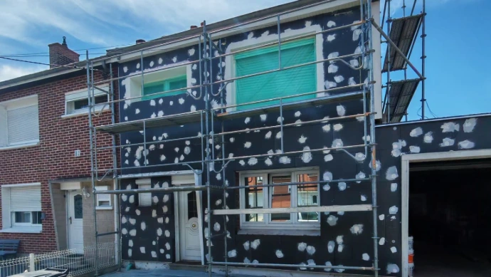 Rénovation de façade d’un bâtiment commercial